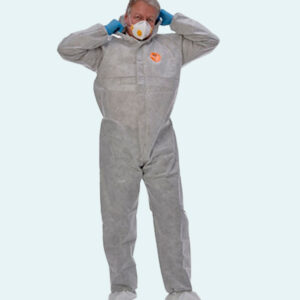 Buzo desechable gris amianto | Clase III | Tipo 5 y 6